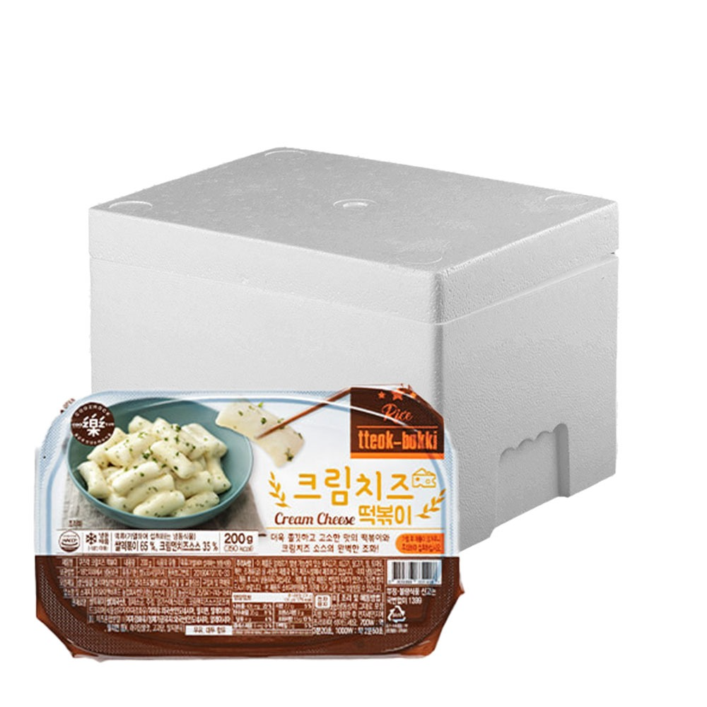 [21봉묶음]쿠즈락 크림앤치즈 떡볶이 200g